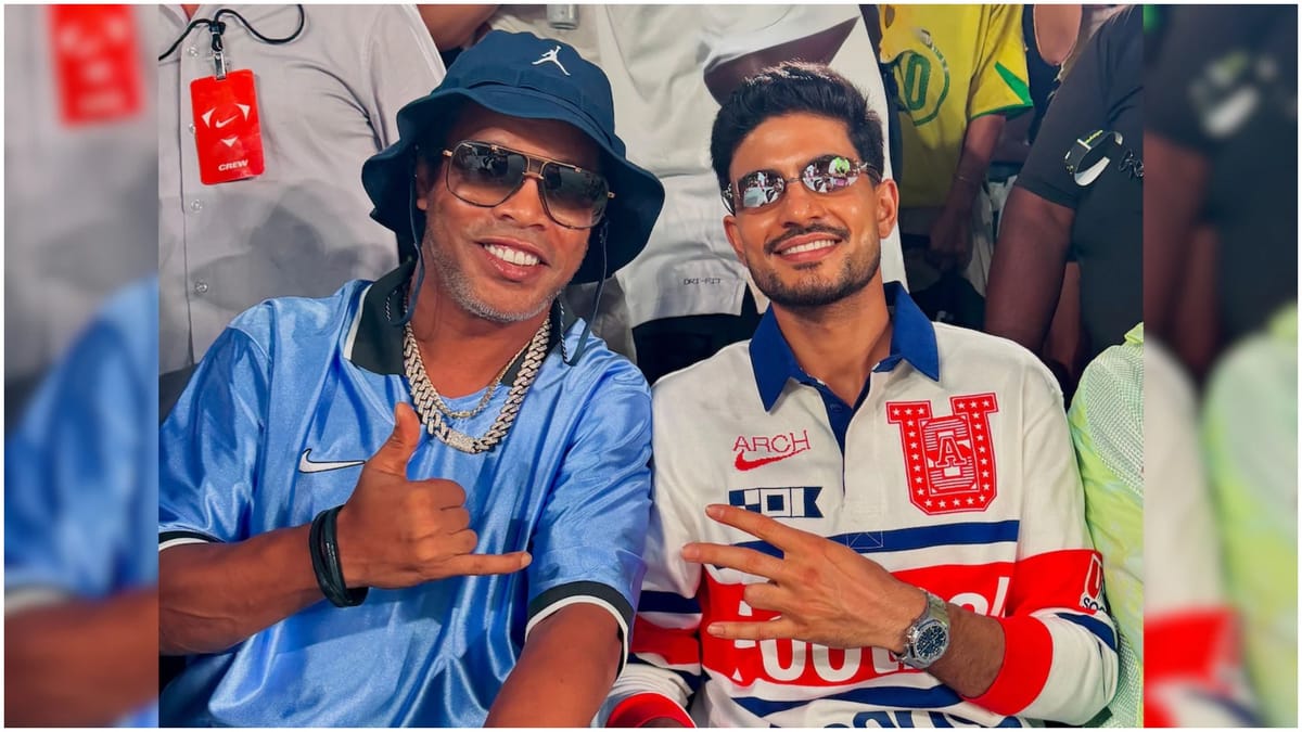 FIFA WC 2026: शुभमन गिल पर चढ़ा फुटबॉल विश्वकप का फीवर! US में ब्राजील के दिग्गज रोनाल्डिन्हो के साथ आए नजर