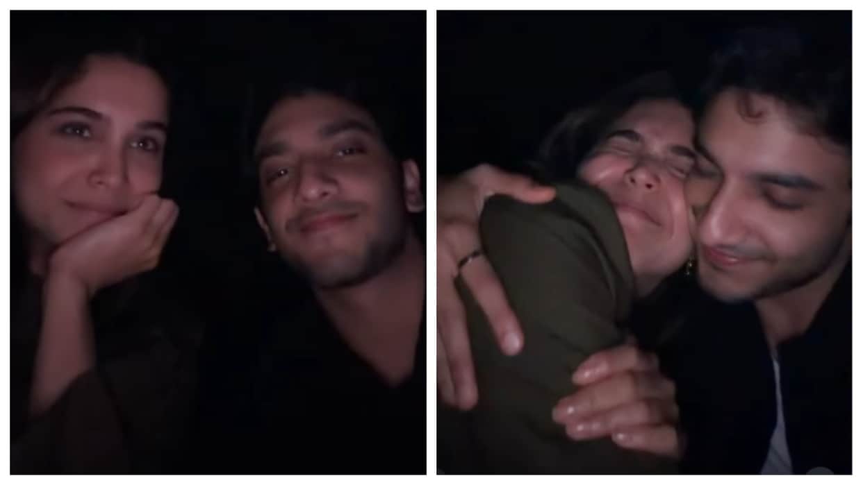 Sharvari And Vedang Raina Celebrate Main Vaapas Aaunga Success With Fans See Viral Video
