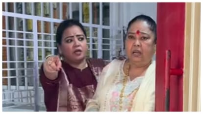 Bharti Singh complained to her mother about the paparazzi her mother scolded them watch the viral video.