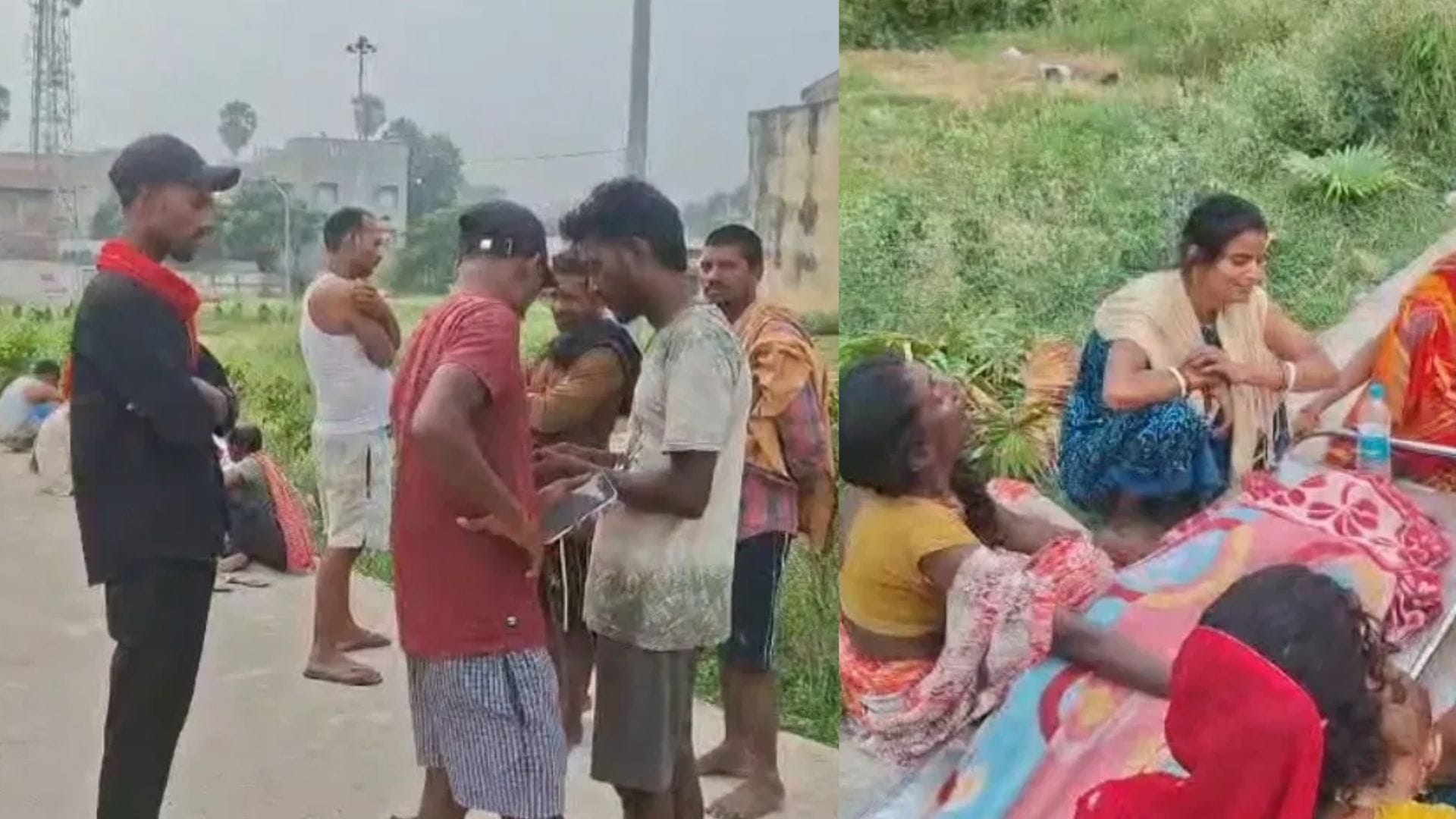 बिजली गिरने से हुई महिला की मौत