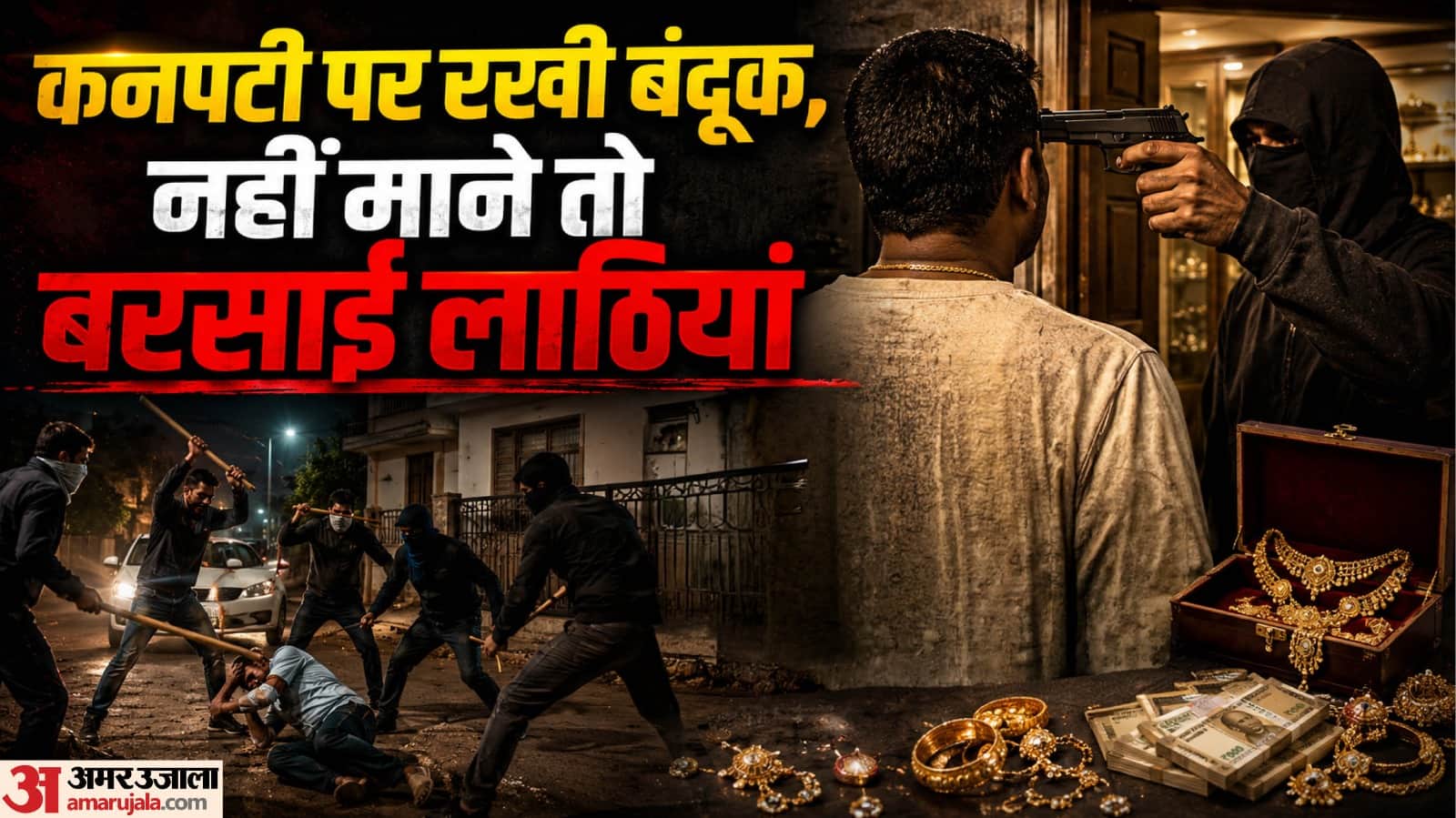बालाघाट में सराफा व्यापारी से नौ लाख की डकैती हो गई।