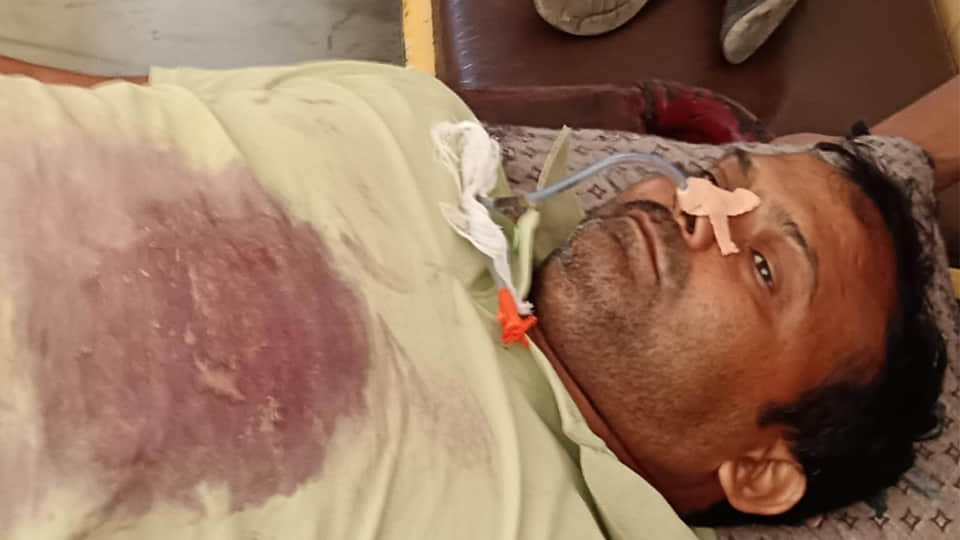Miscreants shot a karate champion just 50 paces away from the Police Commissioner's residence