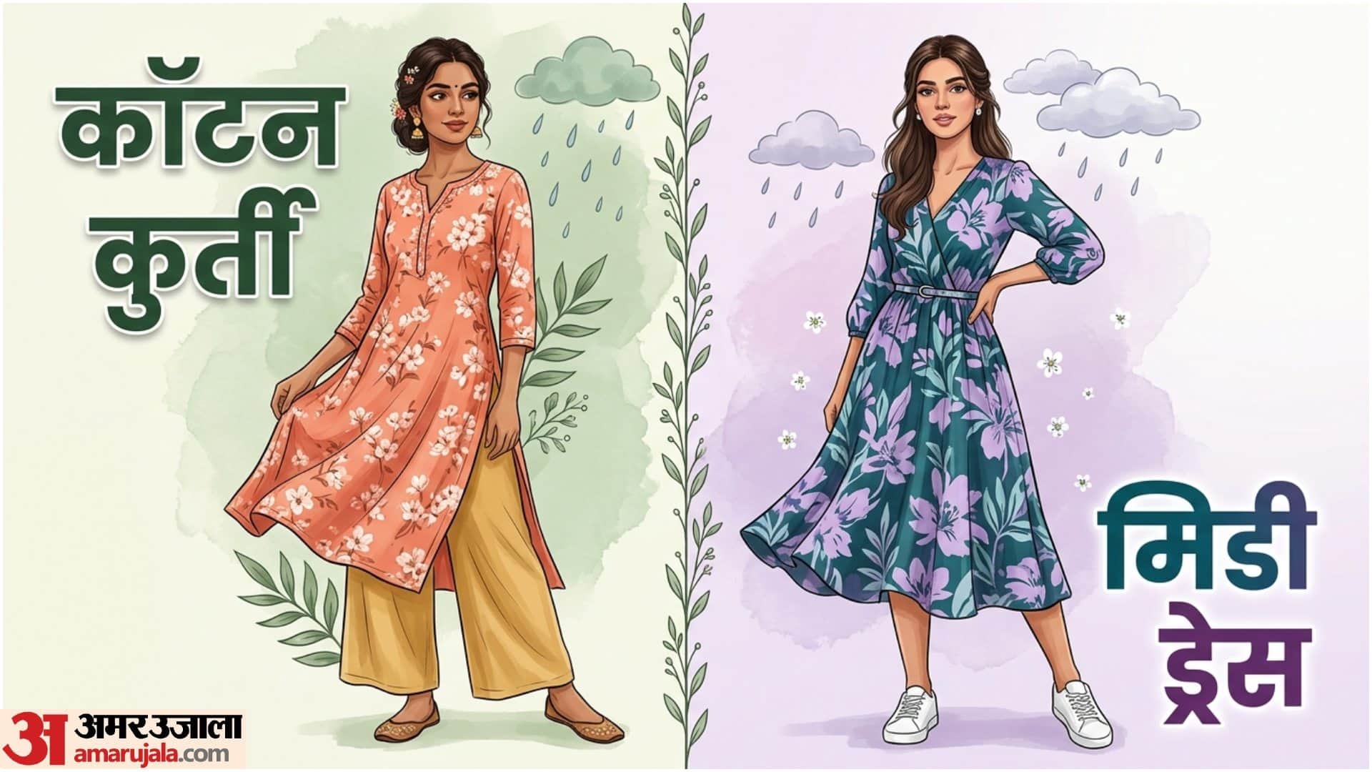 Monsoon Fashion Floral Print Outfits Best For Rainy Season