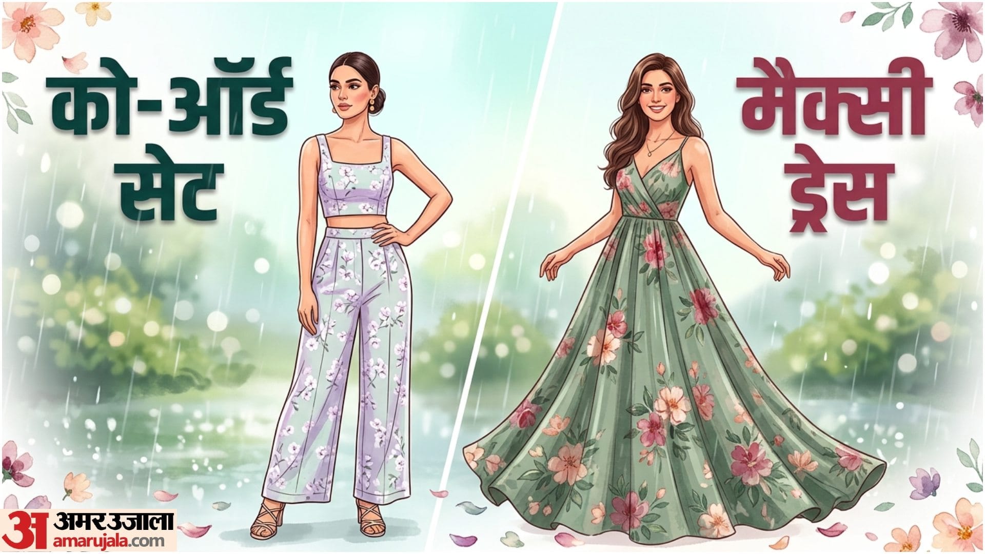 Monsoon Fashion Floral Print Outfits Best For Rainy Season