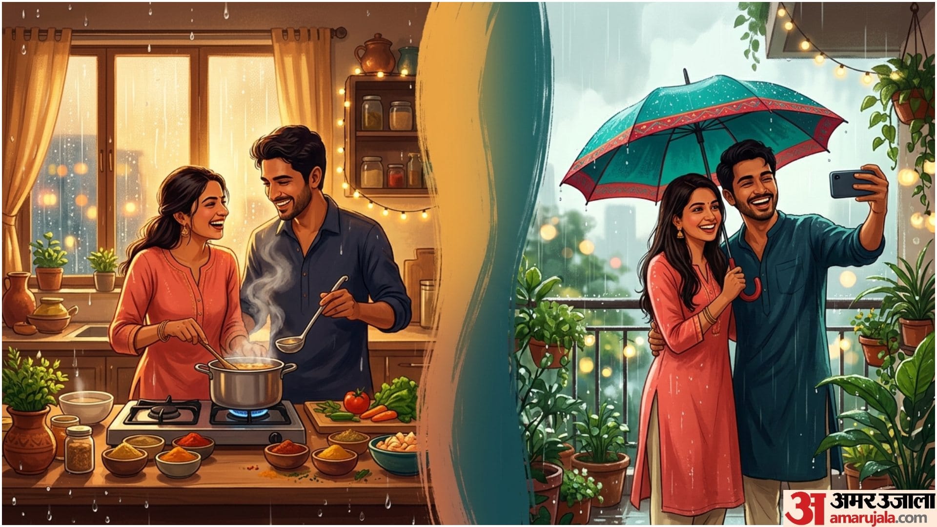 First Rain Date Ideas During Monsoon Romantic Tips Partner Ke Sath Pehle Barish Me Kya Kare