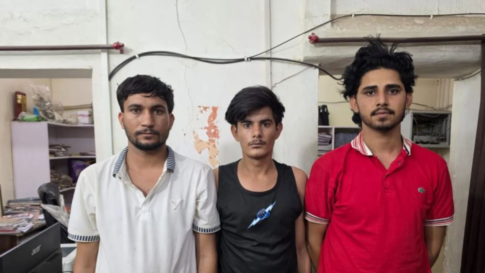 साइबर ठगी के तीन आरोपी हिरासत में