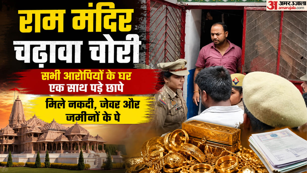 Ayodhya: Police raid homes of those accused of offering theft, seize cash, jewellery, investment forms, and la