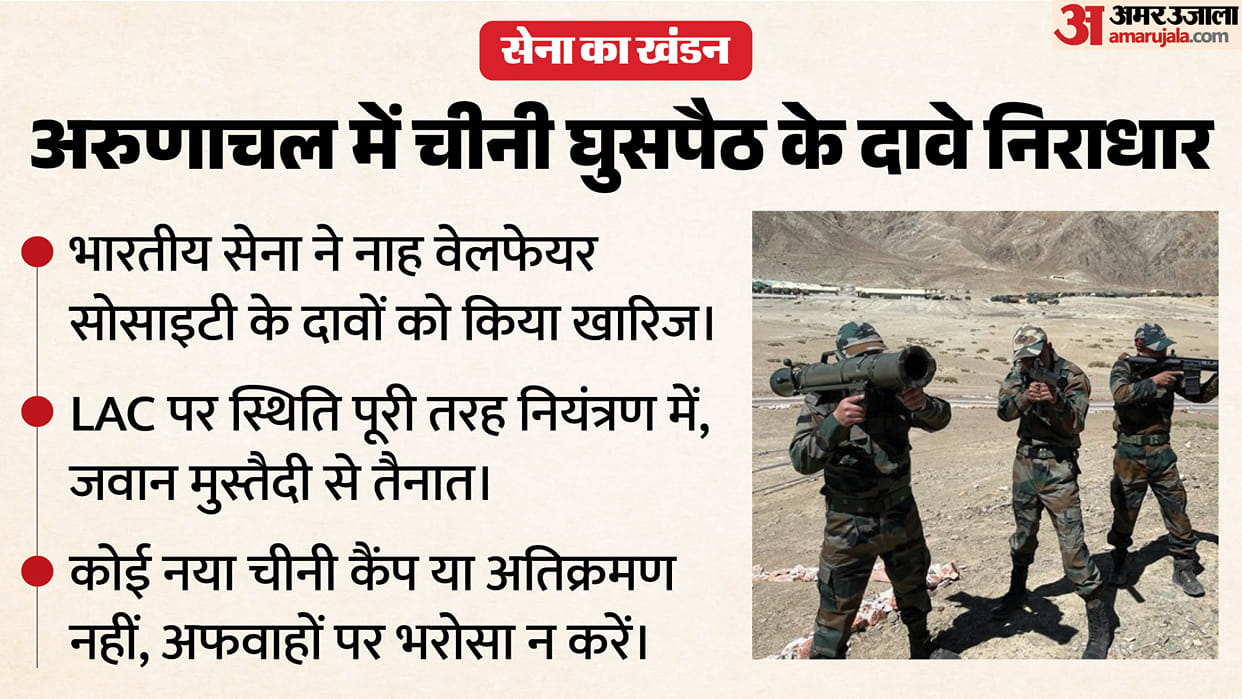 Indian Army Denies Reports of Chinese PLA Encroachment in Arunachal Pradesh