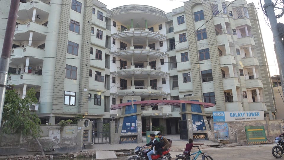 Anger over Aligarh Galaxy Tower Apartments