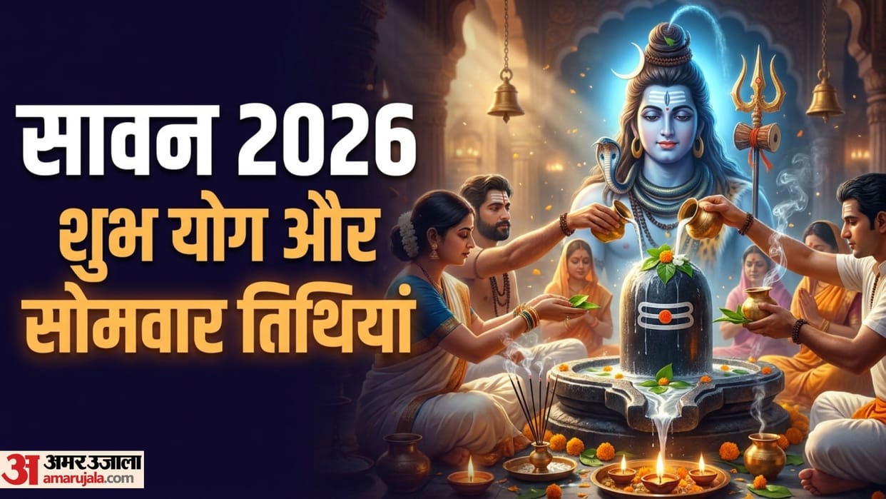 kab shuru hoga Sawan 2026 start date Sawan Somwar List and Shubh Yog