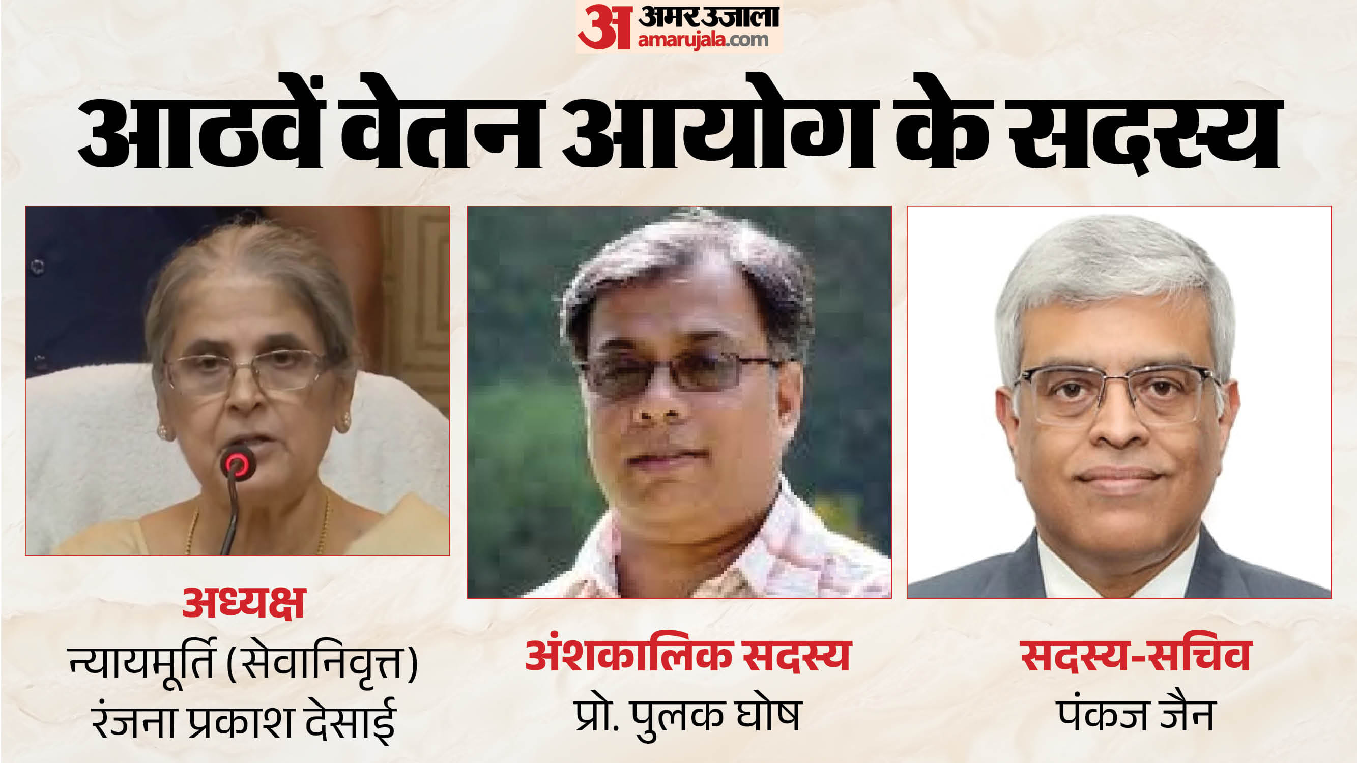 वेतन आयोग के सदस्य