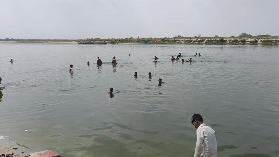 Nine Children Rescued from Drowning in Yamuna at Two Ghats in Vrindavan