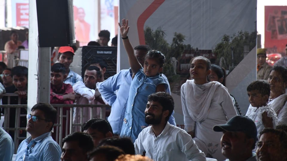 CM Yogi in Moradabad: 'SP's bicycle is punctured; Linepar renamed Daudayal Khanna Nagar