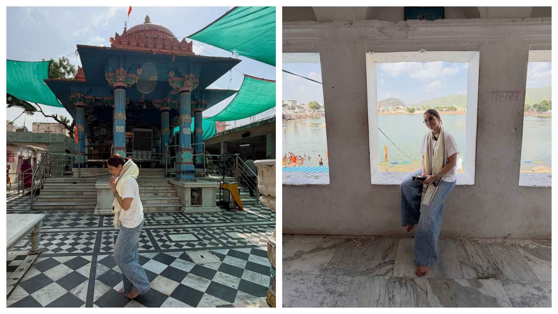 Bhumi Pednekar shares emotional journey through Pushkar sacred temples and ghats
