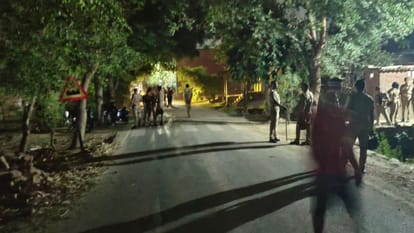 Stone-pelting police in Varanasi Dispute over dancing DJ music youth chest riddled with stabs accused custody