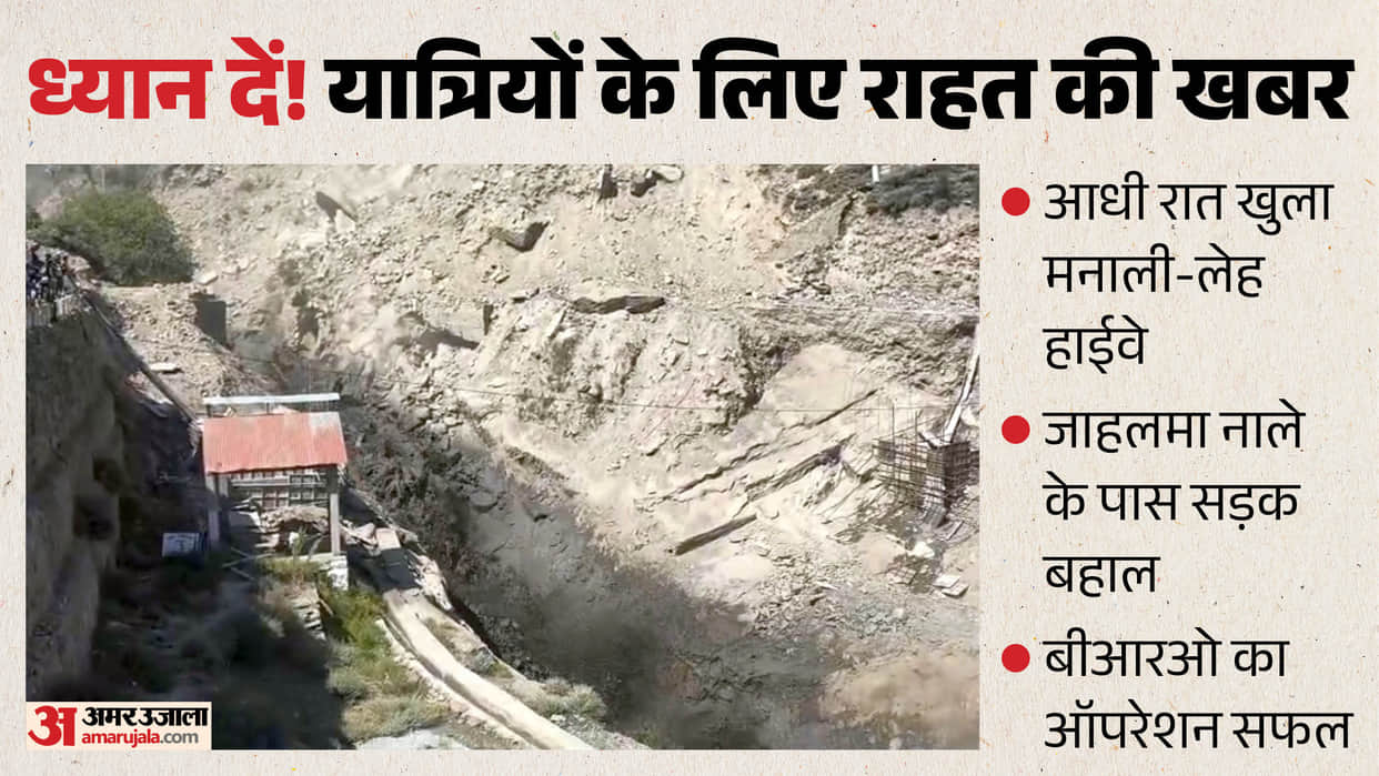 himachal rain jahlma nala flood road connectivity orange alert