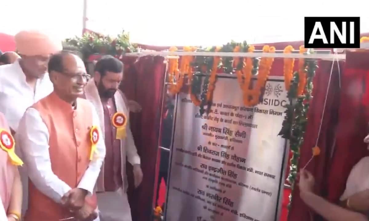 Union Minister Shivraj Singh and CM Nayab Saini gift projects worth crores in Rewari