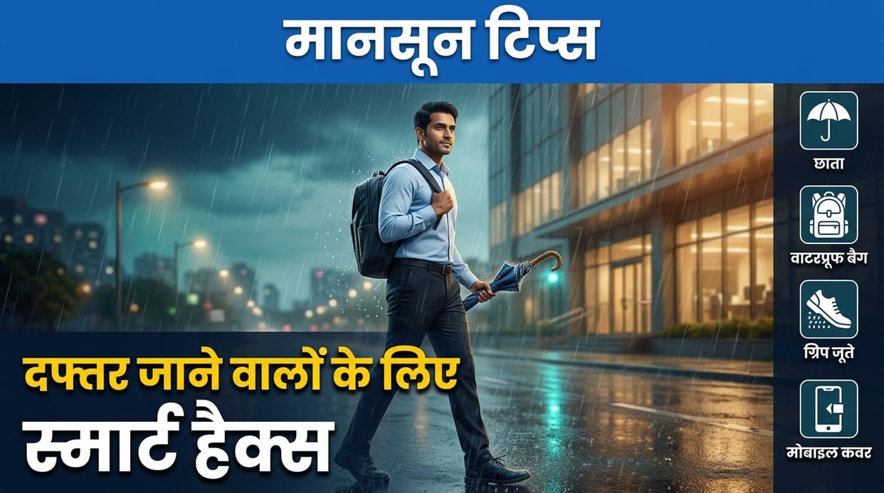 Monsoon Survival Guide For Office Workers In Hindi Barish Me Bahar kaise Nikle