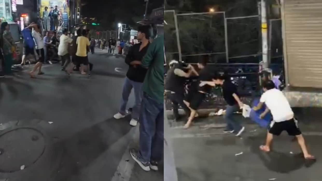 Mussoorie News Altercation between locals and tourists leads to a scuffle and commotion detained one person