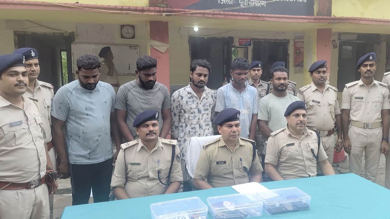 five cunning individuals from Odisha nabbed by police Motihari East Champaran Bihar News