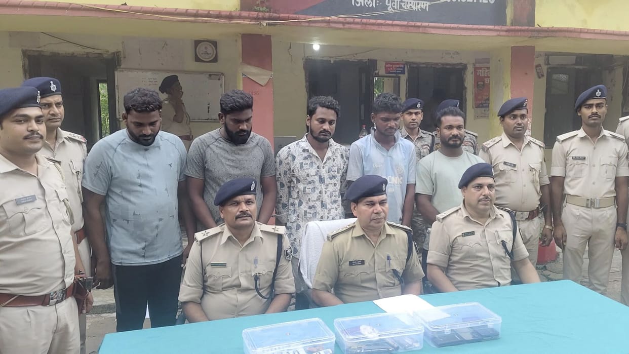 five cunning individuals from Odisha nabbed by police Motihari East Champaran Bihar News