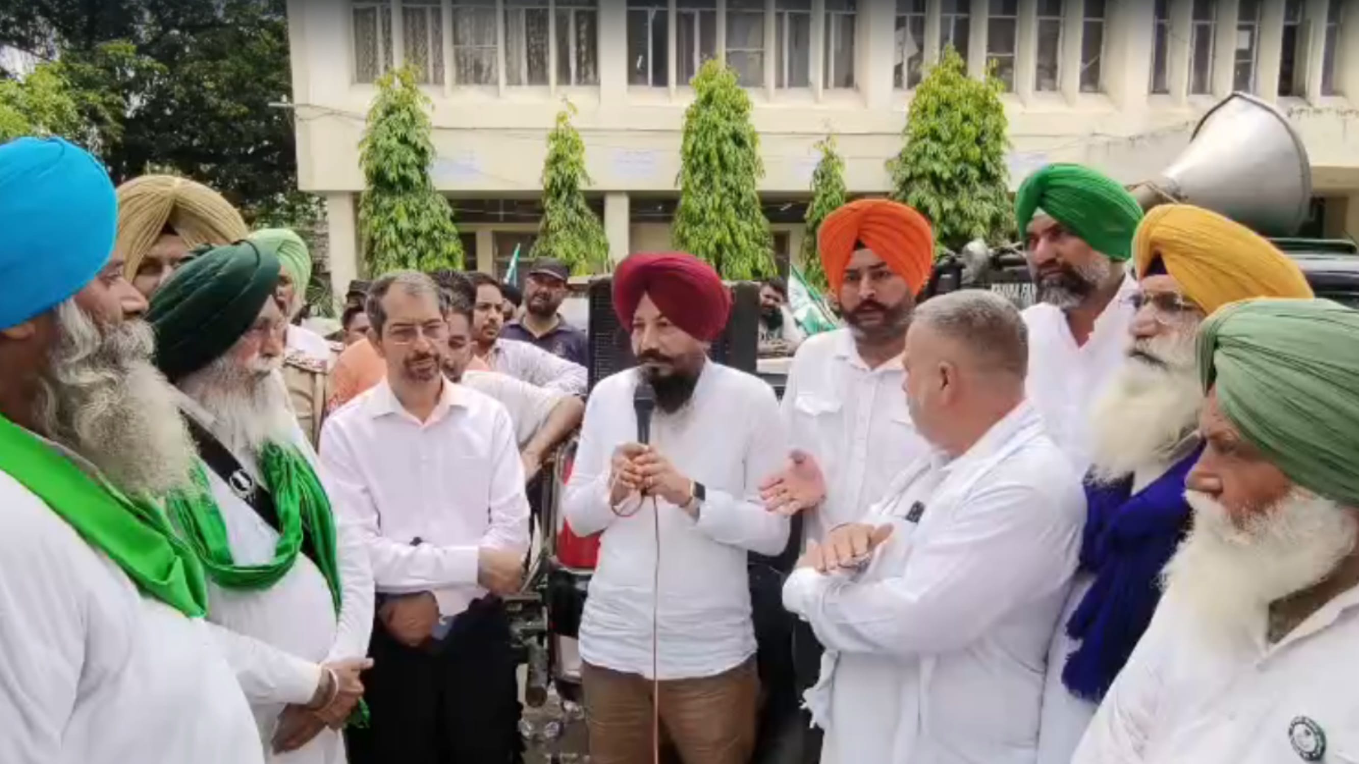 किसानों का प्रदर्शन