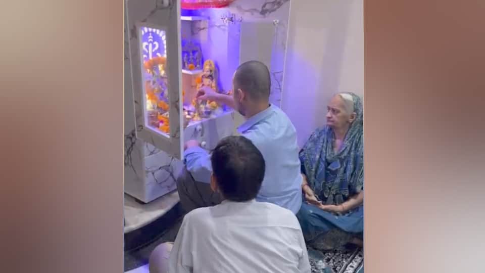 Shamli Conversion Ayush Malik returns to Hinduism video of him performing puja goes viral in Shamli
