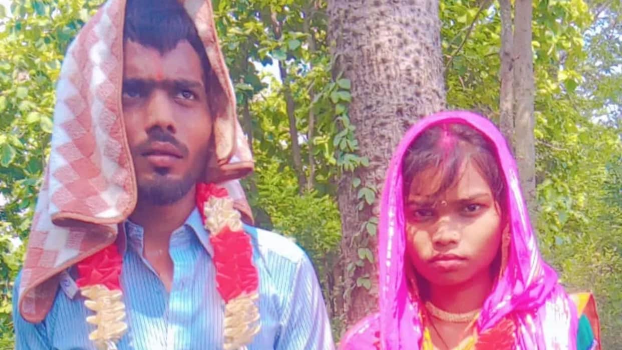 couple was caught by family members and got him married in temple