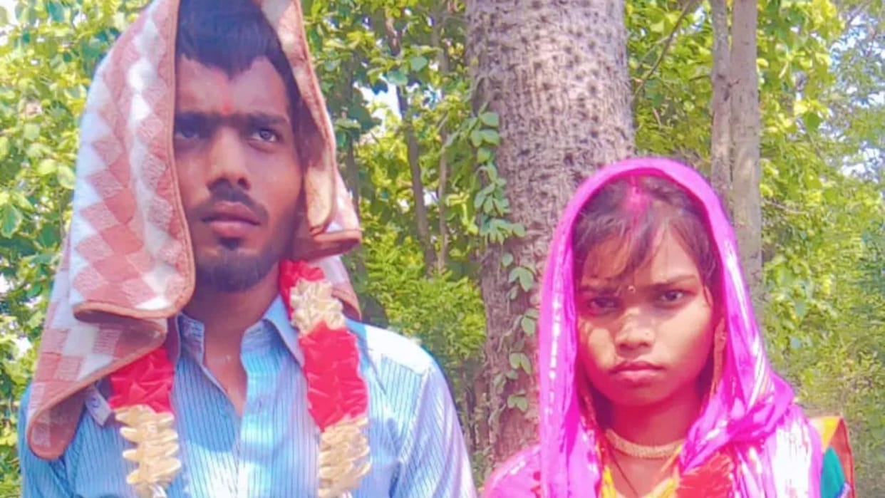 couple was caught by family members and got him married in temple