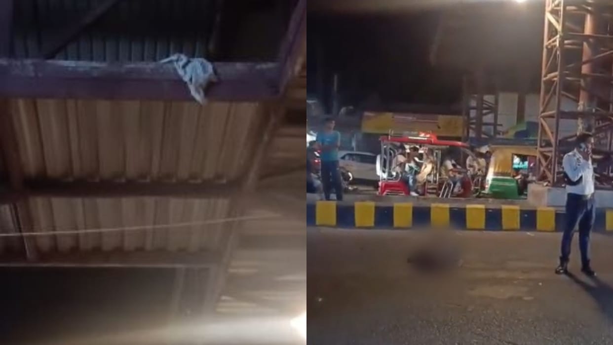 man dies after falling from skywalk in Bareilly