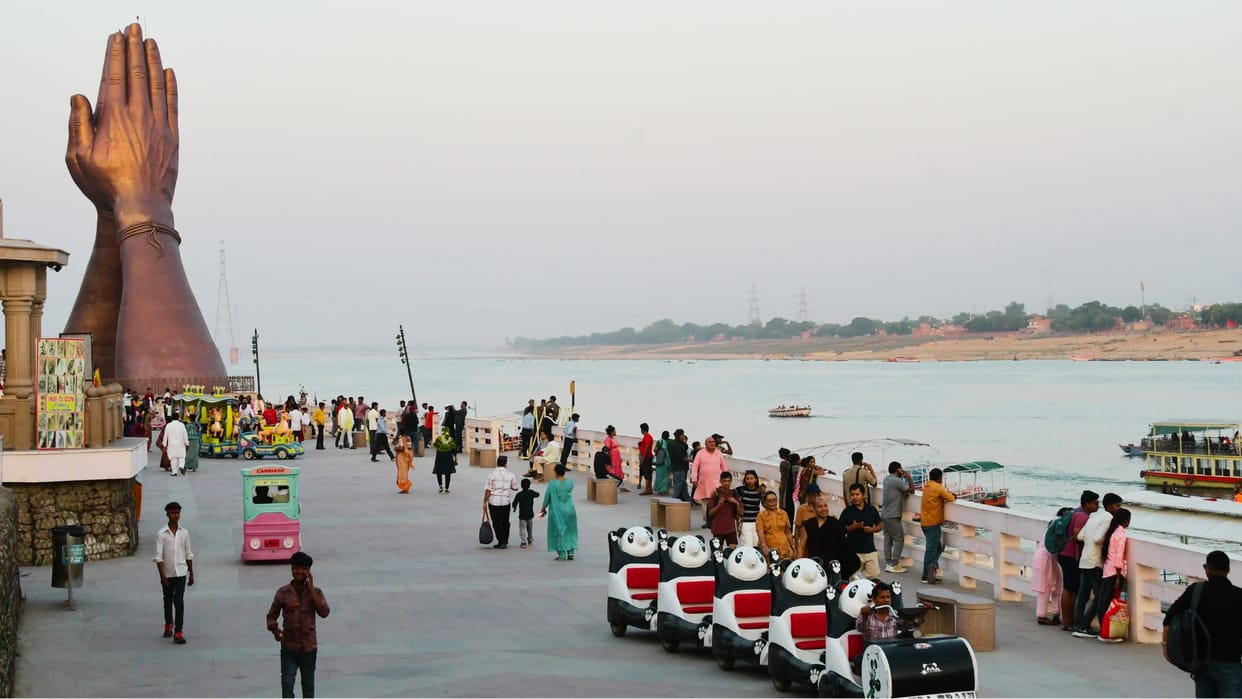 Monsoon 2026 Cloudy skies blanket Kashi temperatures drop 4 degrees in 24 hours yet humidity persists