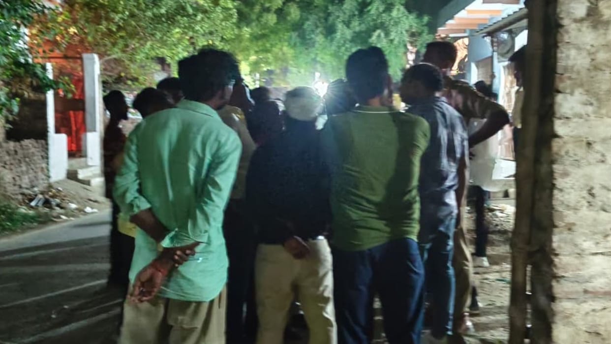 Stone-pelting police in Varanasi Dispute over dancing DJ music youth chest riddled with stabs accused custody