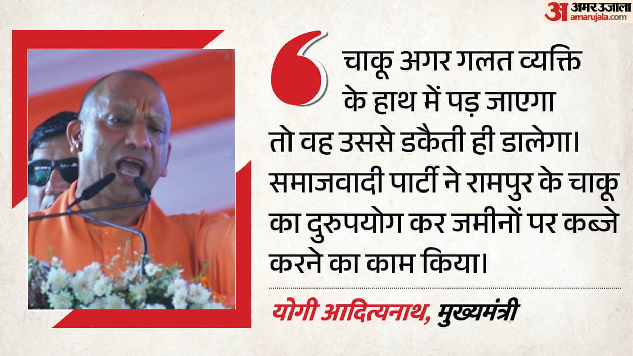 CM Yogi arrives in Rampur; inaugurates and lays foundation stone 102 projects worth ₹690 crore
