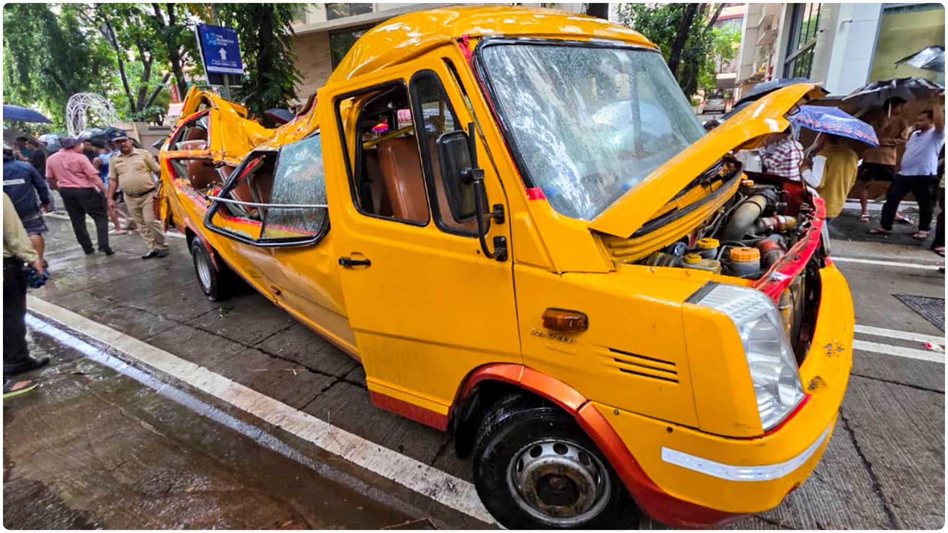 MH- student killed, many injured as peepal tree falls on school bus in Mumbai amid rains