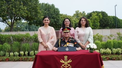 indian army chief Dhiraj Seth salutes his father Lt Gen KM Seth emotional moments gone viral