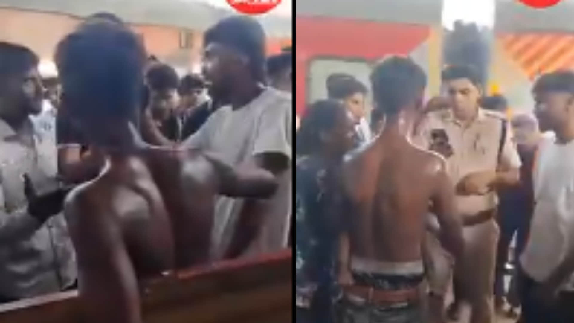 ग्वालियर रेलवे स्टेशन पर युवक को चोरी के शक में भीड़ ने पीट दिया.