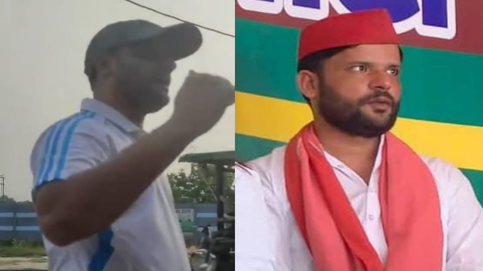 Shamli: Controversial video of SP district general secretary goes viral.