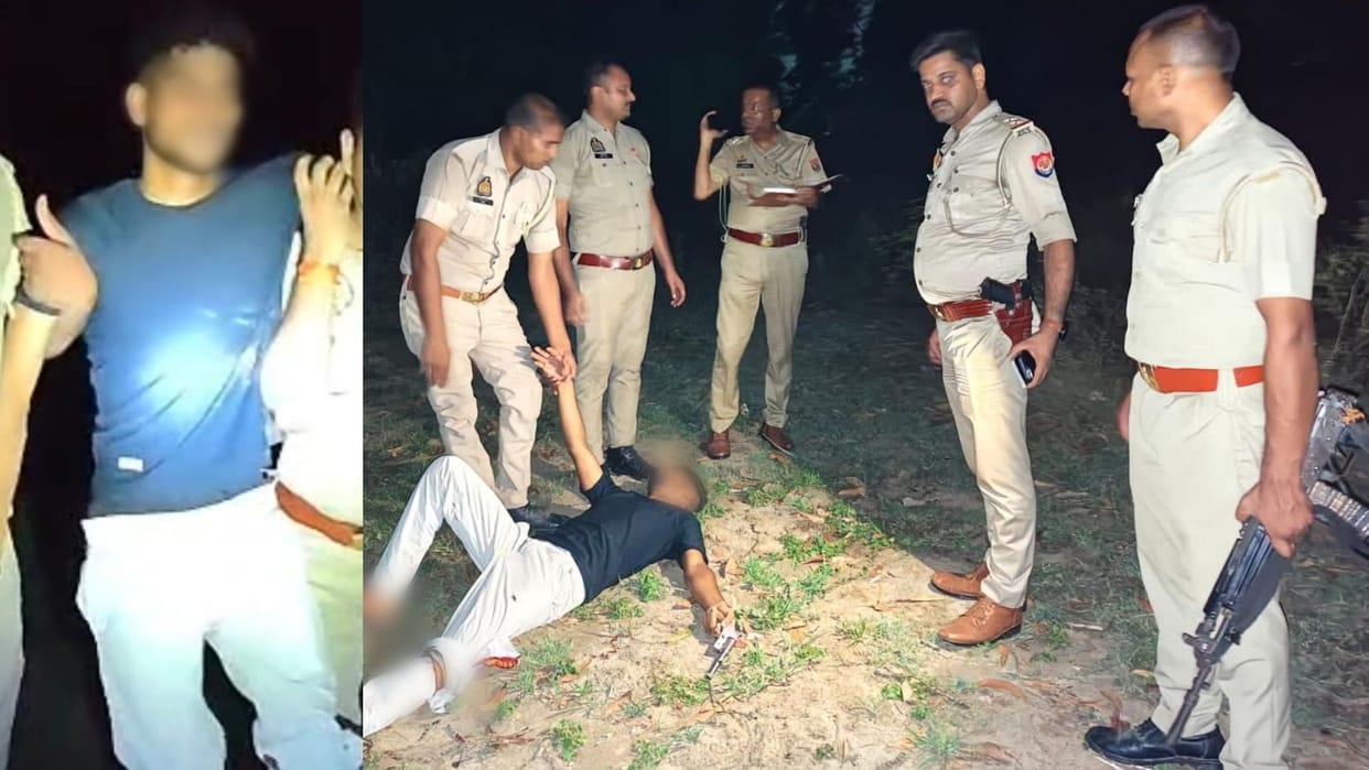Interstate arms smuggler and accomplice arrested in Ghazipur police encounter