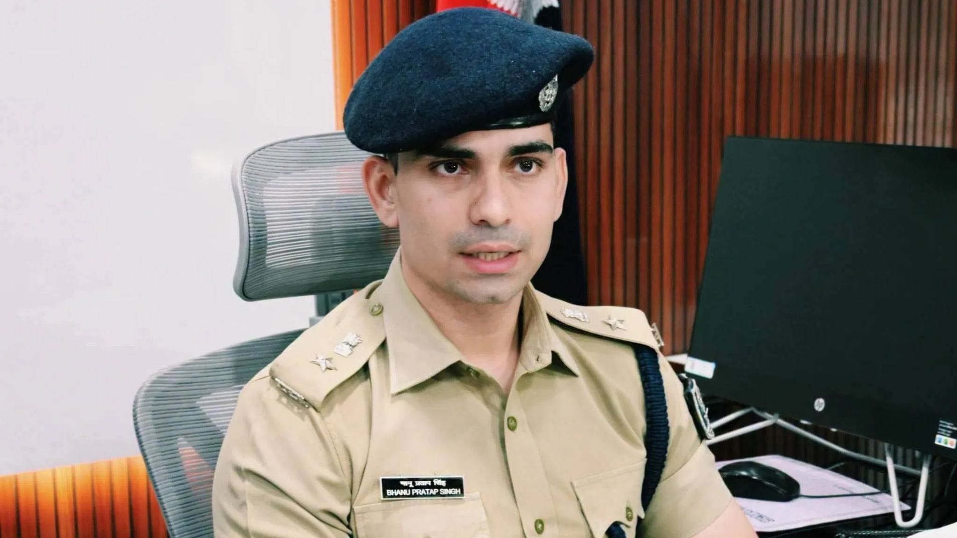प्रेस कांफ्रेस में जानकारी देते एसपी भानु प्रताप सिंह