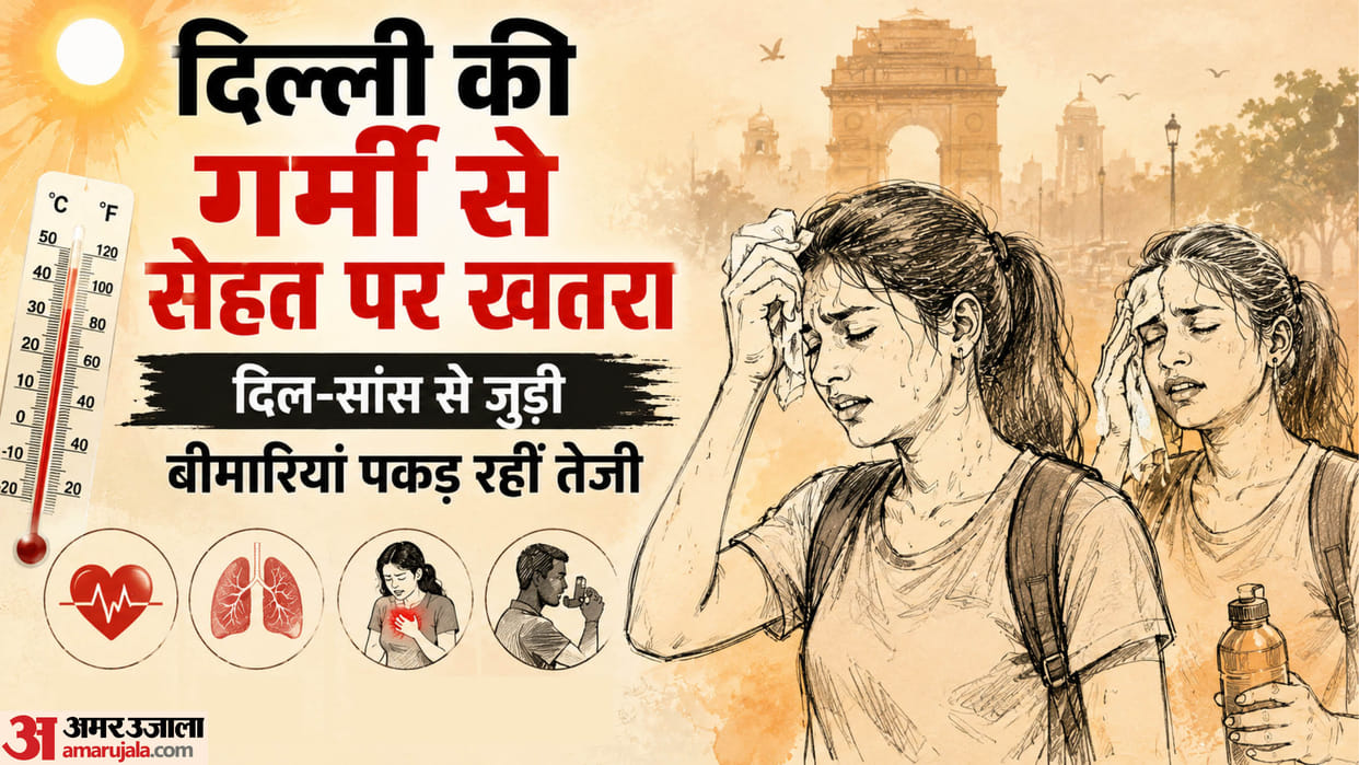 दिल्ली में लू से ज्यादा उमस खतरनाक: आसमान से आग नहीं बरसी, फिर भी 53.5°C जैसी तपिश, रिपोर्ट में बड़ा खुलासा Humidity more dangerous than heatwave in Delhi