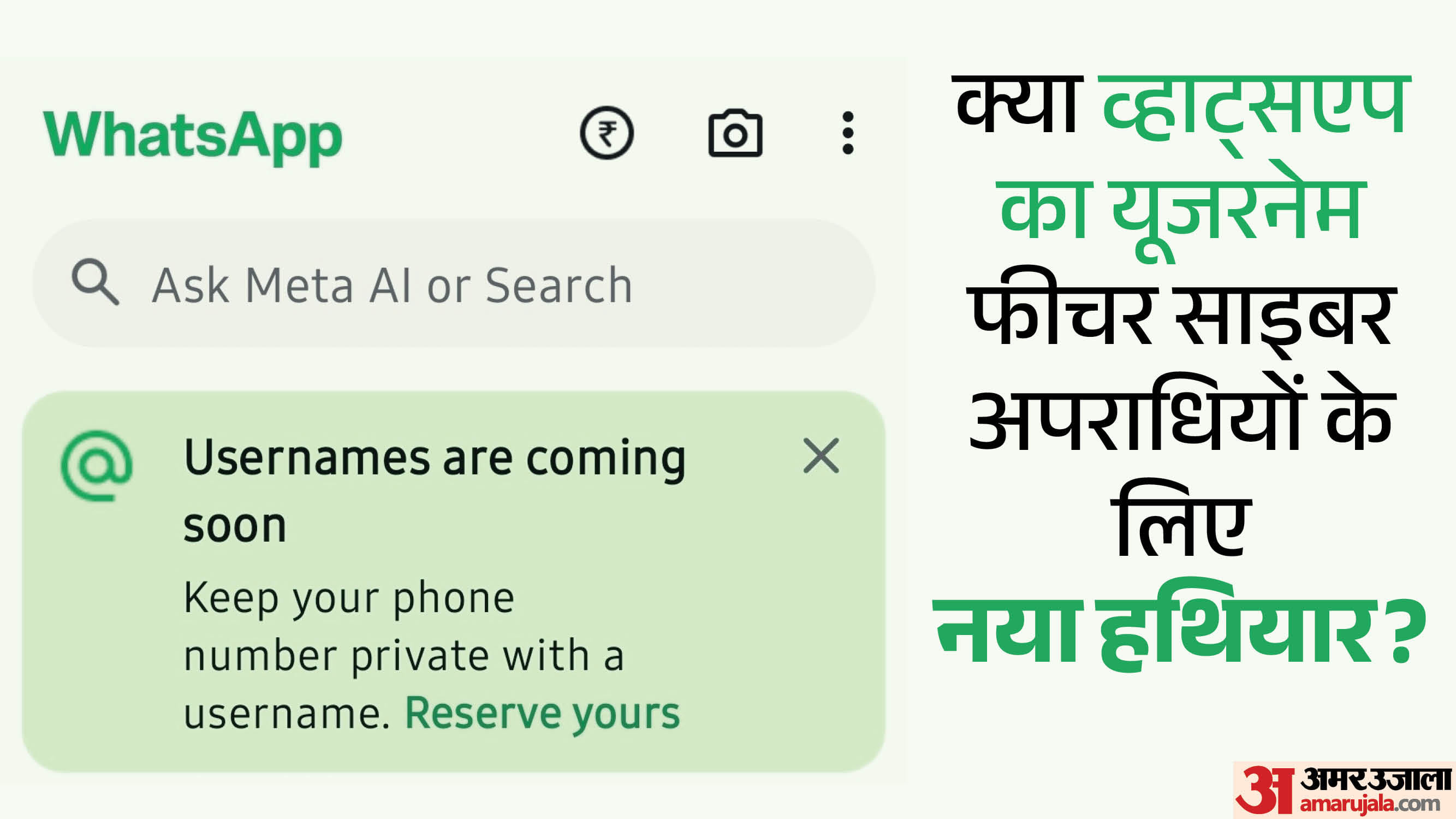 Government Reviews WhatsApp Username Feature Over Impersonation, Security Concerns