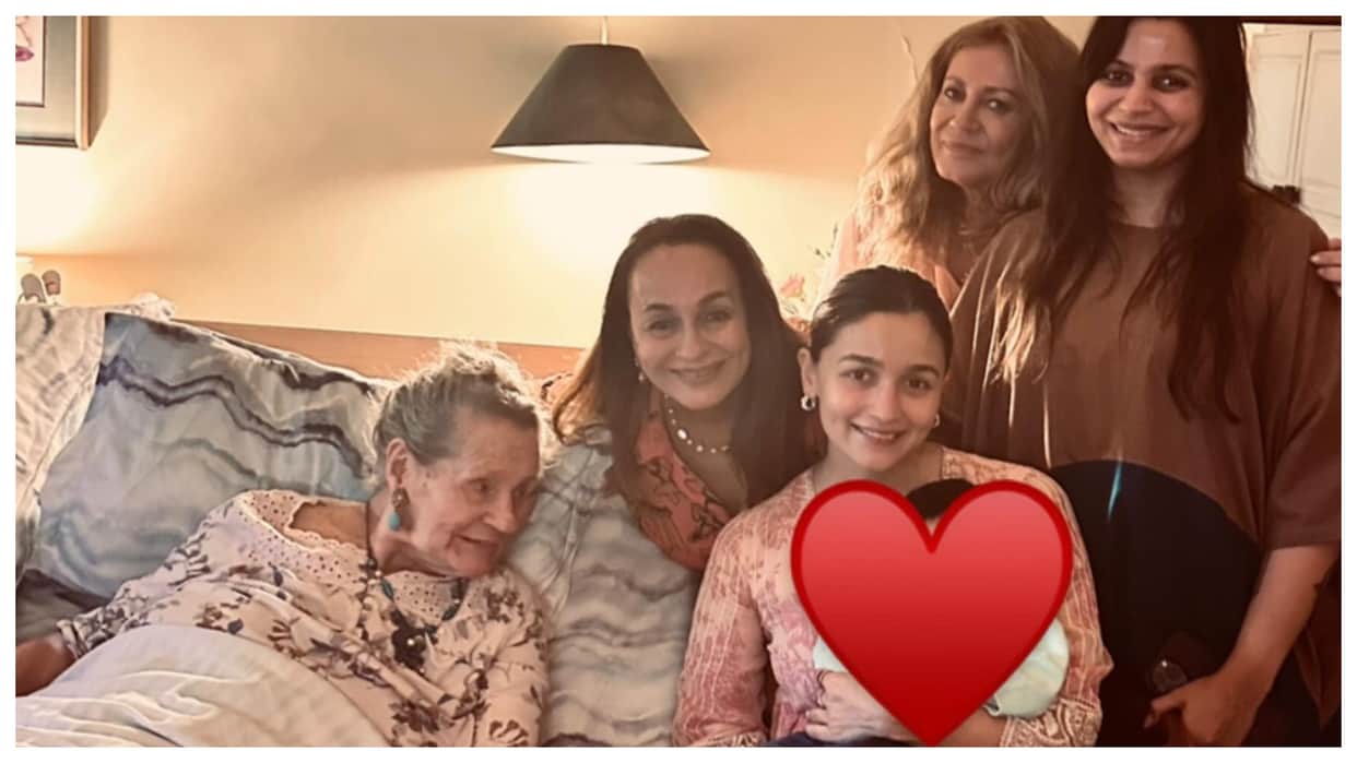 Soni Razdan calls 97 yr old mom OG Alpha woman in 4 gen pic ahead of Alia Bhatt film release