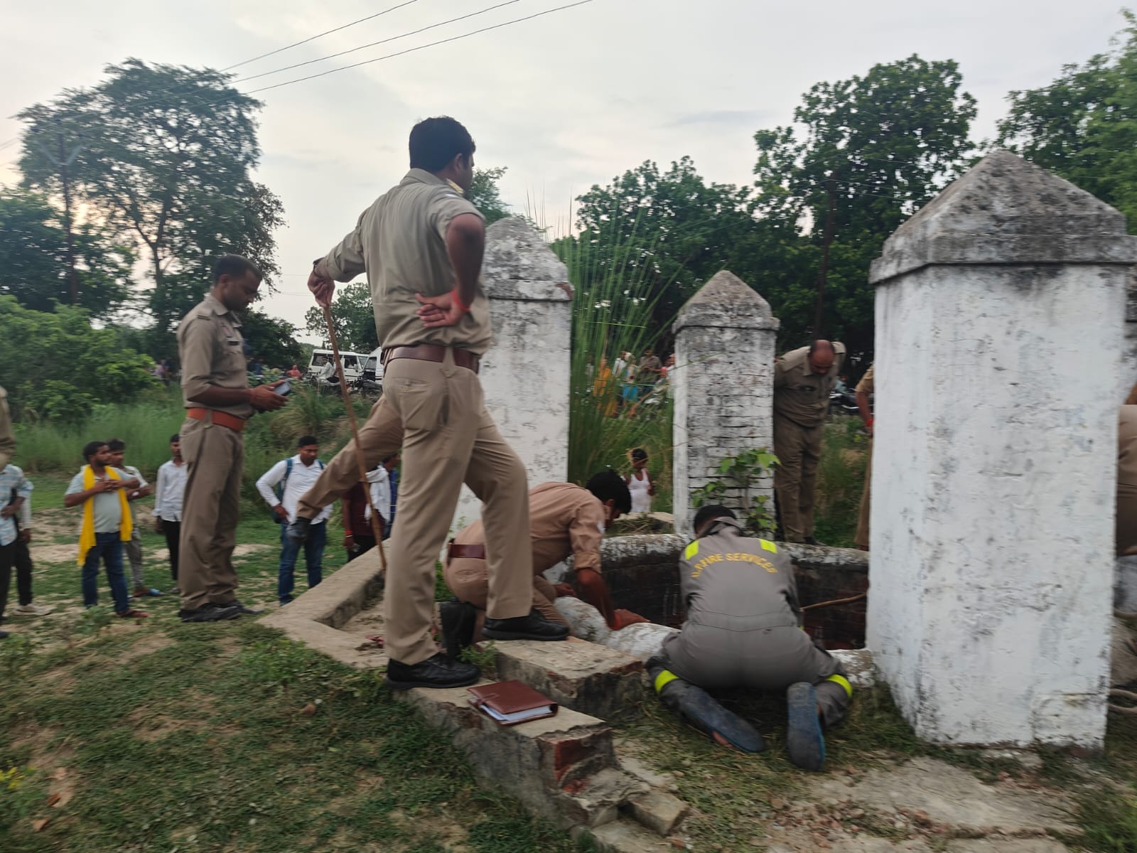 कुएं में पड़ा मिला शव।