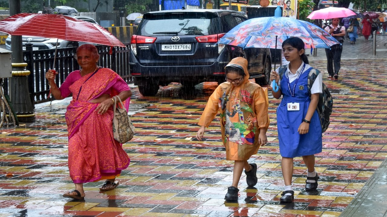 Heavy rainfall disrupts normal life in Mumbai waterlogging in several areas what did the IMD say the alert