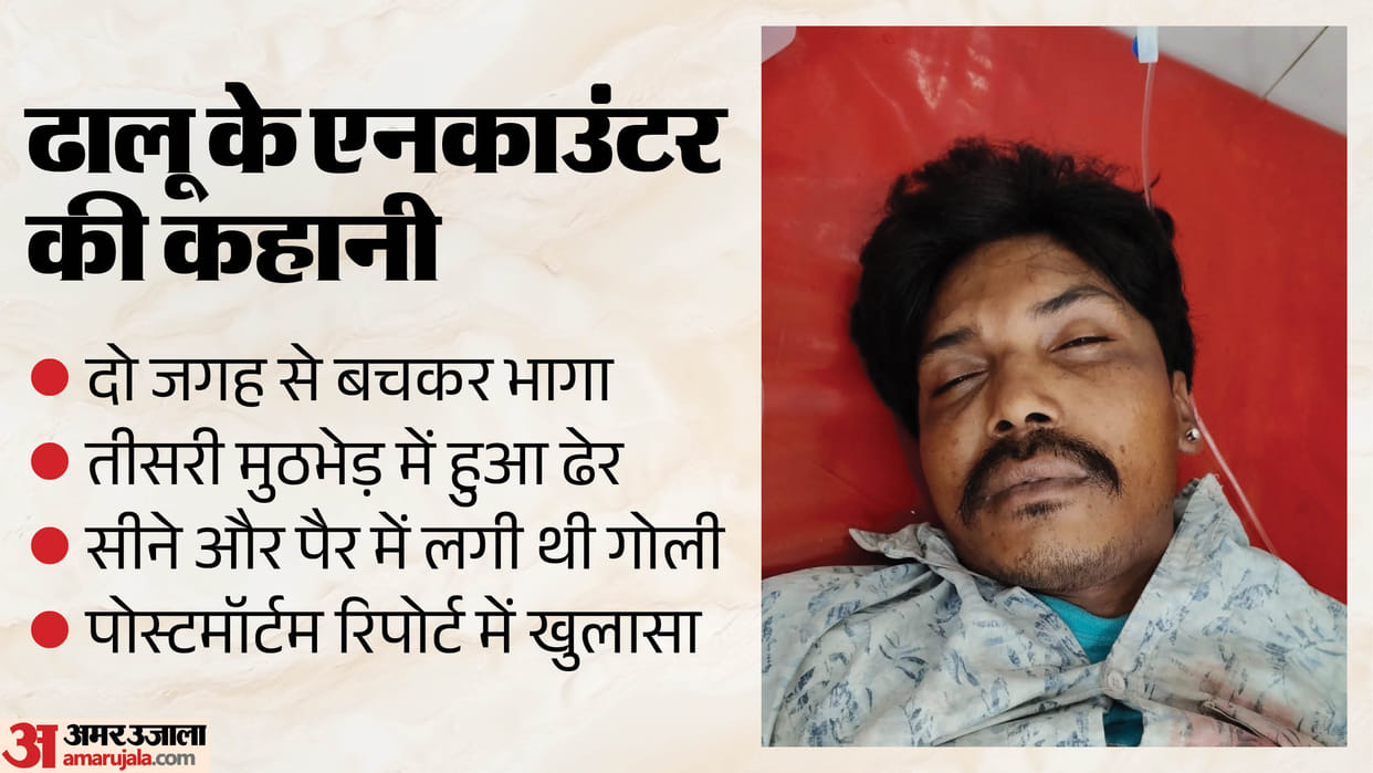 Budaun Encounter Case miscreants Dhalu fired 14 rounds but the police hit the mark with two