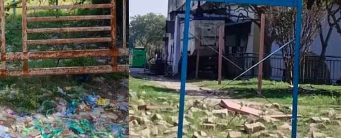 Residents Protest Against Builder Over Maintenance Charges Power Supply and Security Issues