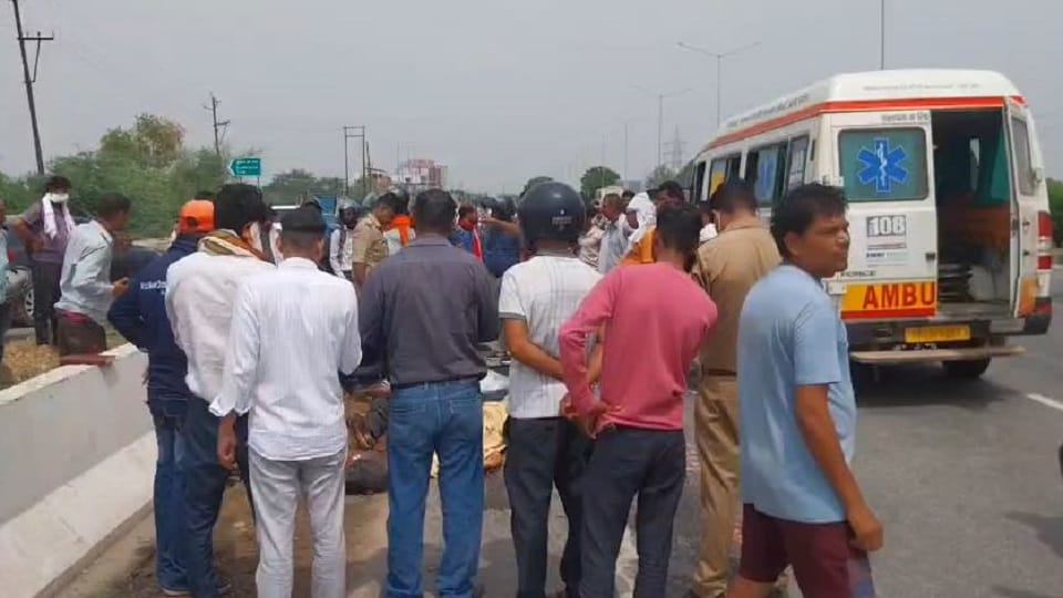 Bike riding couple hit by unknown vehicle wife dies