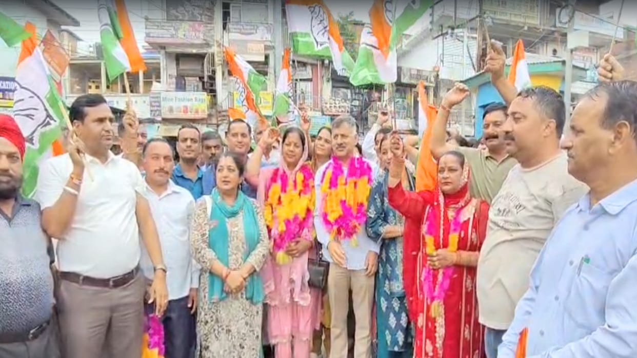 Power shared in Ghumarwin BDC: Congress gets the Chairperson post, BJP secures the Vice-Chairperson role.