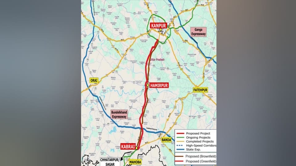 Kanpur-Kabrai Greenfield Highway Approved Project to Be Completed in Three Years
