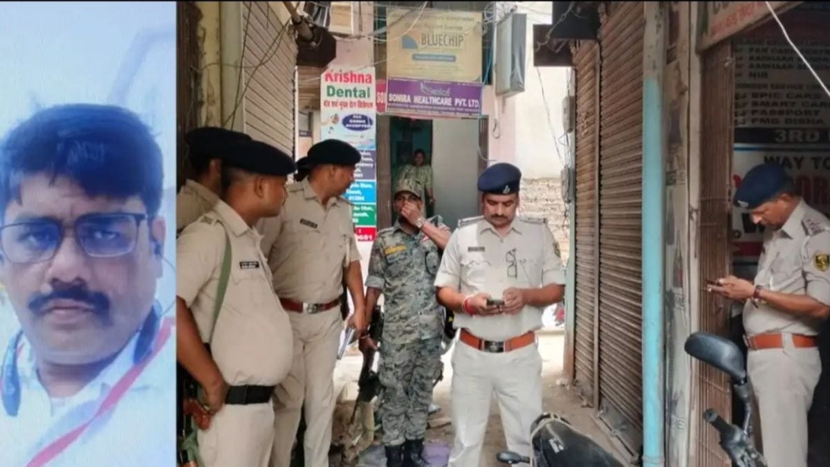 मौके पर मौजूद पुलिस